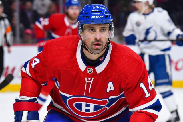 Tomáš Plekanec při zápase NHL.